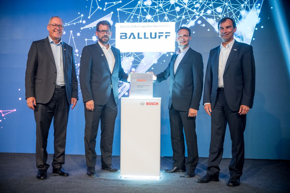 Balluff Bosch Global Supplier Award 1