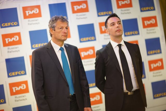 od lewej Luc Nadal Prezes Zarządu Grupy GEFCO oraz Lachezar Roubchev 2