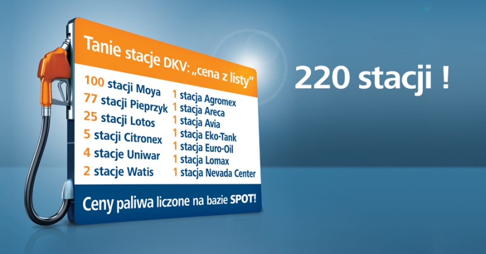 220 tanich stacji w polskiej sieci DKV