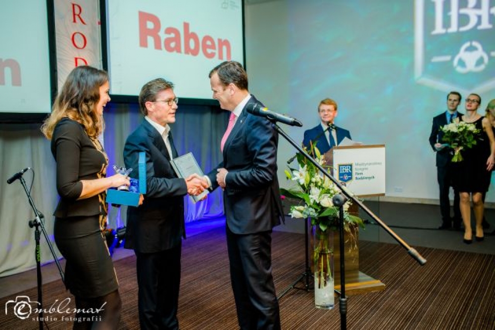 Grupa Raben otrzymała nagrodę w konkursie Firma Rodzinna Roku .