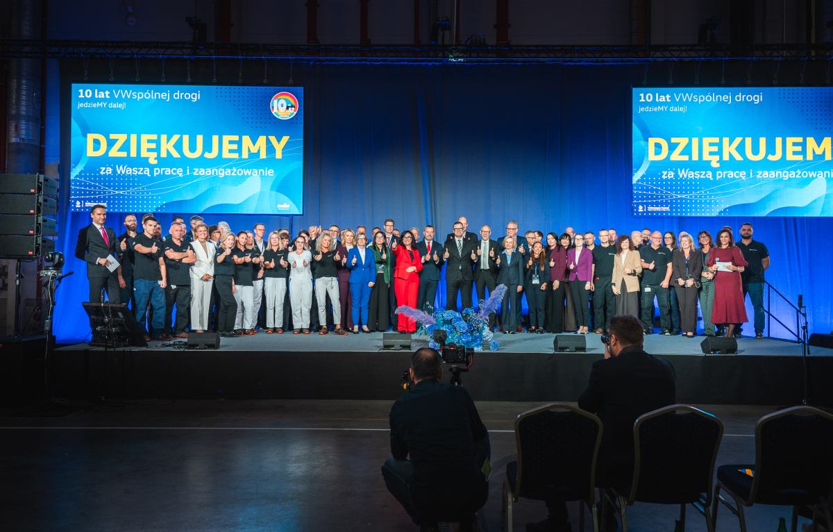 10 lat Volkswagen Września