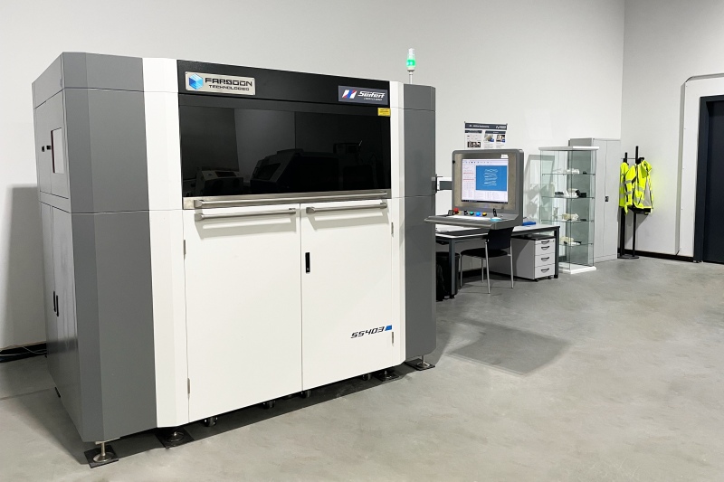 Maszyna drukująca 3D w Centrum Logistycznym Seifert logistics Group w Ulm Nord