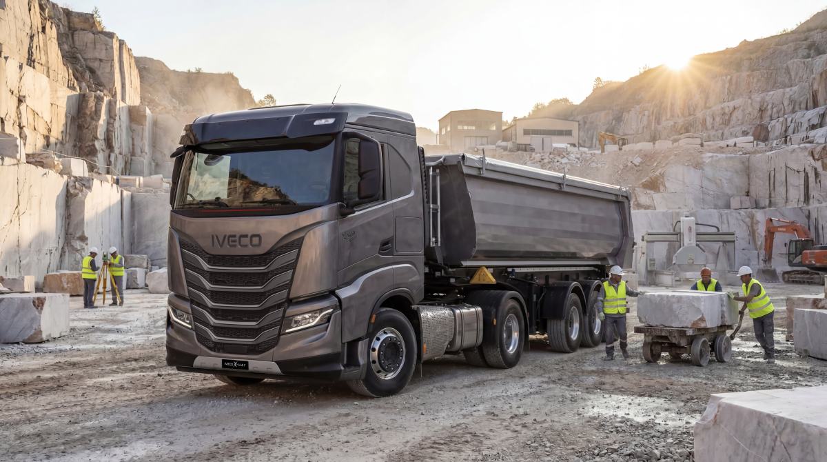 IVECO Nowa Generacja Ciężarówka Tracking