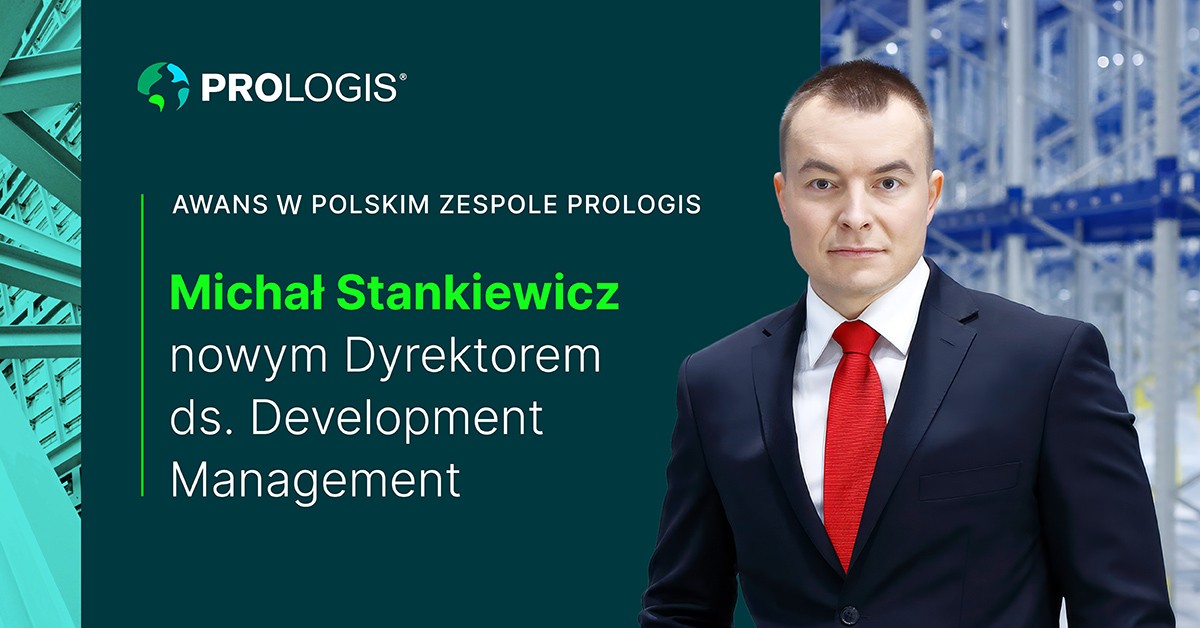 Michał Stankiewicz Prologis Awans Magazyny