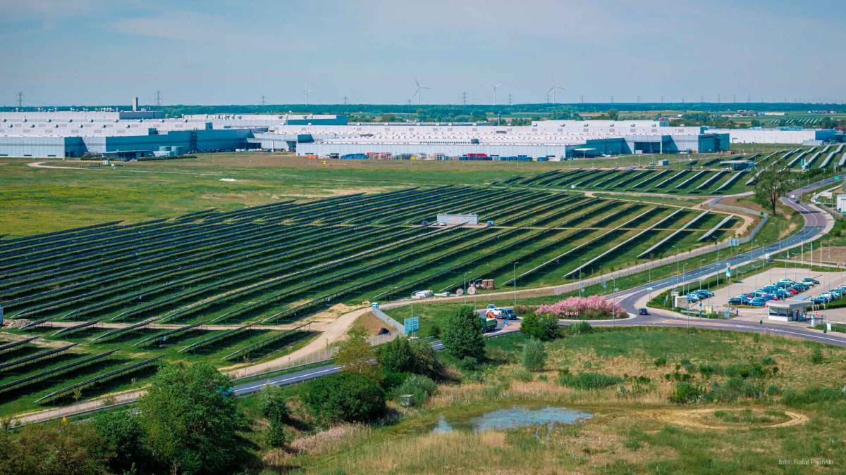 Volkswagen Września Fotowoltaika Transport Ekologia