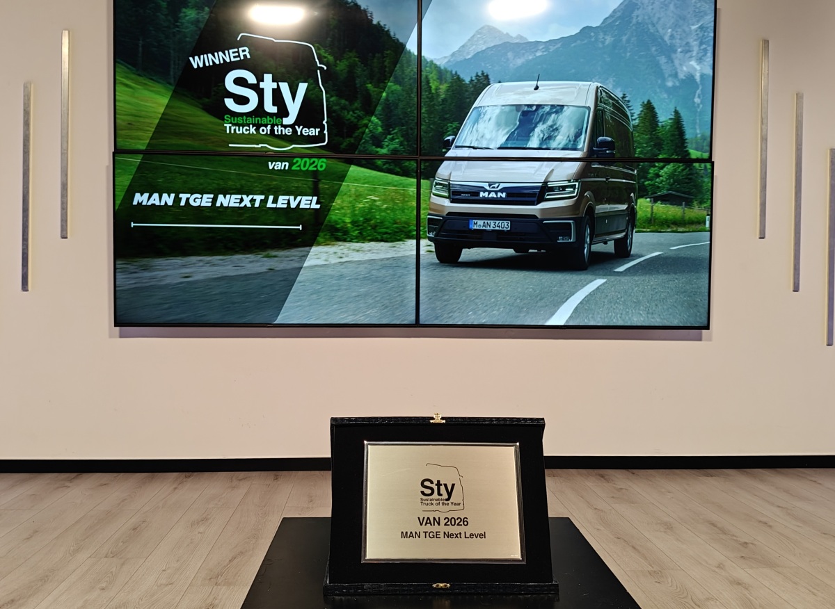 MAN TGE Sustainable Van of the Year 2026 MAN TGE