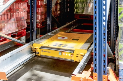 Pallet Shuttle w rozlewniach Coca-Cola HBC